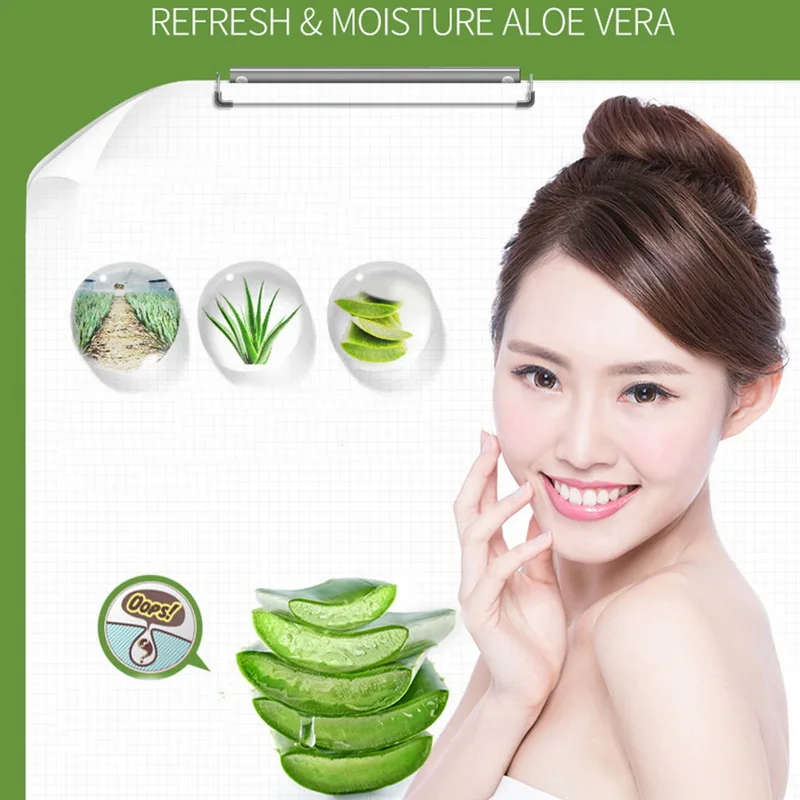 New Skin Care Aloe Facial Cleanser l Gel Daily Face Wash Remove Blackheads Cream