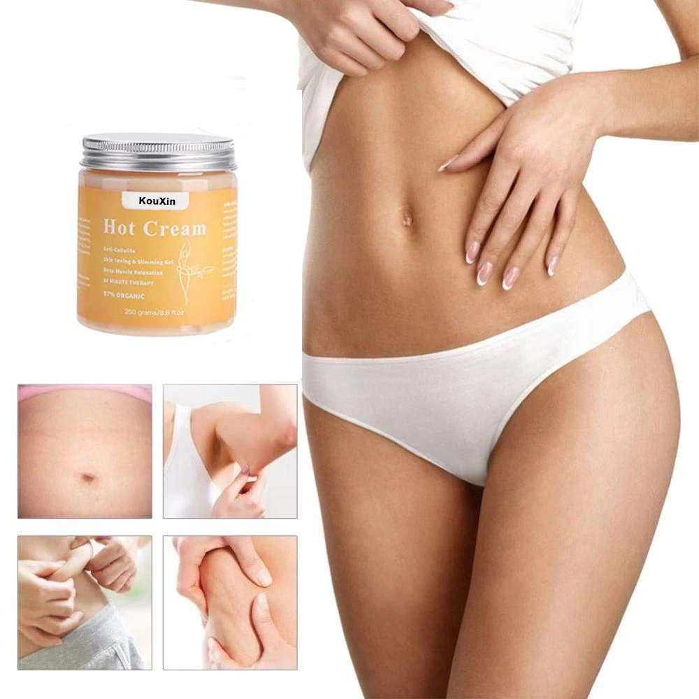 KouXin Hotsale Professional Cellulite Firming Body Fat Burning Massage Hot Cellulite Cream Slim Cream