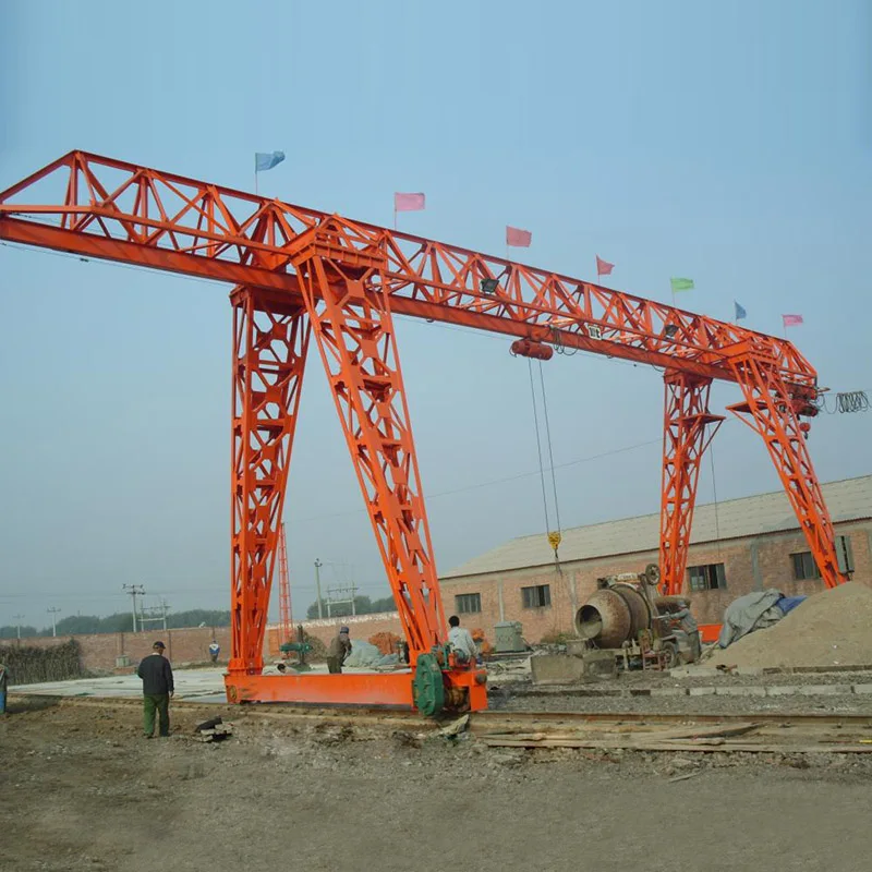 Custom Design 10 Ton a Frame Single Girder 15 Ton Hoist Lifting Truss Gantry Crane