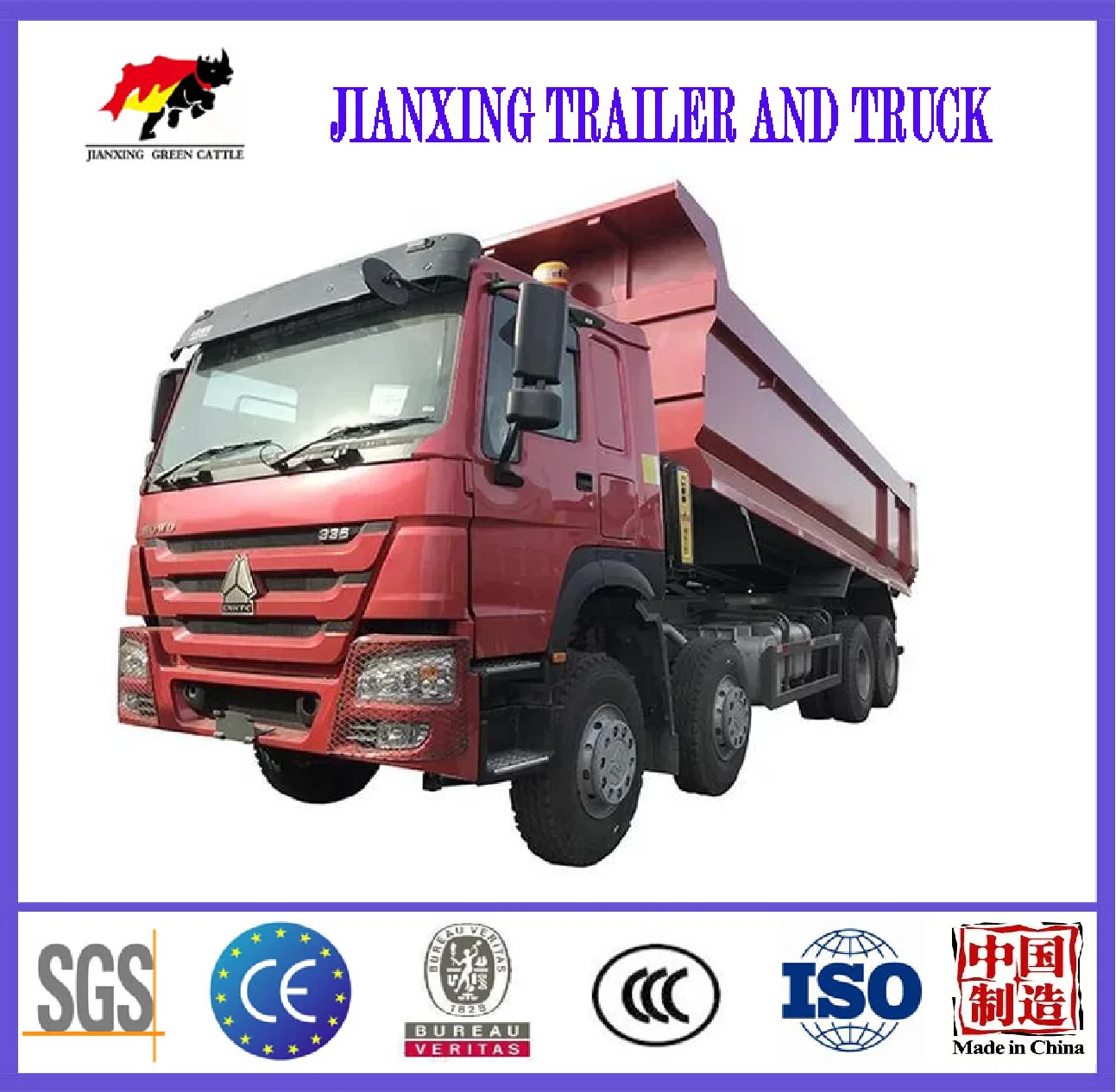 CHINA Brand Shacman F3000 Dump Truck 8x4 Tipper Truck