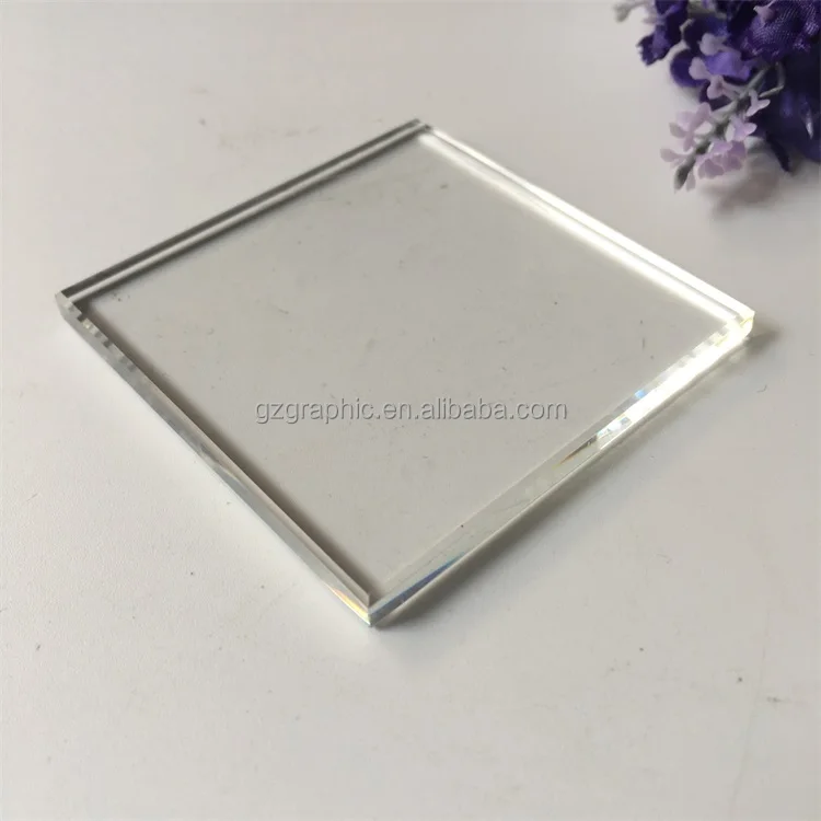 Glass factory customized Rectangle discovery 4 back light custom lamp glass cover for  LED light