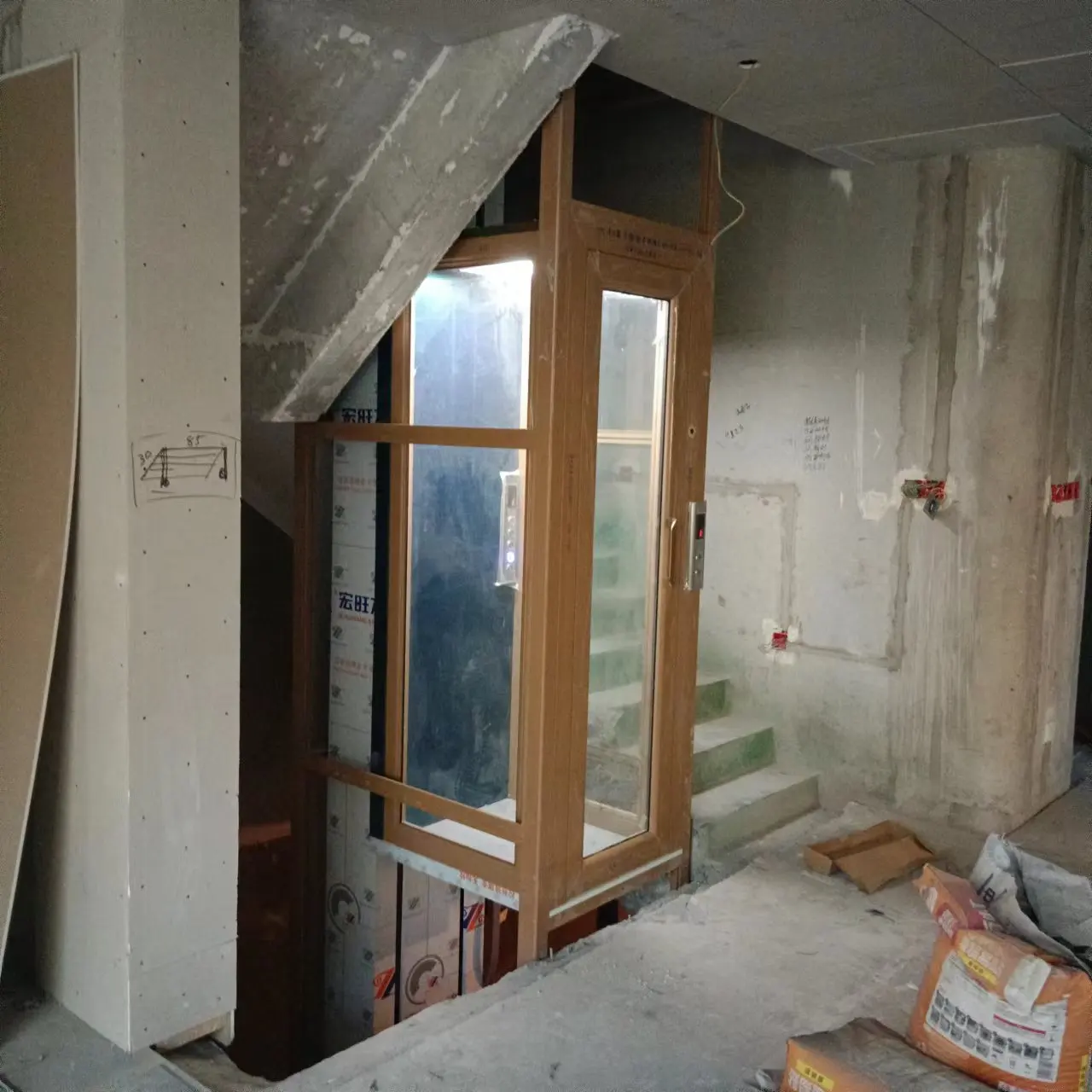 Hot Sale Shopping Mall Home Safety House Hold Lifts Wells Elevator Passenger Lift Price Small Elevators For Homes