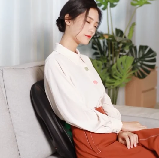 Back Massager Pain Relief Electric Shiatsu Full Neck And Back Massager Chair Cushion Home Portable Back Massager with Heat