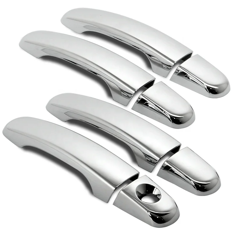 Chrome Side 4-Door Handle Cover Trim Sticker Exterior Accessories Car Styling For Chevrolet Equinox 2005-2014
