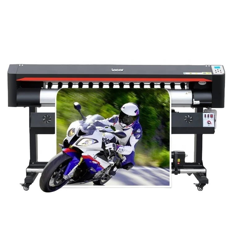 Locor cheaper model vinyl car sticker labels outdoor advertisement reflective materials 5ft 1.6m digital eco solvent printer