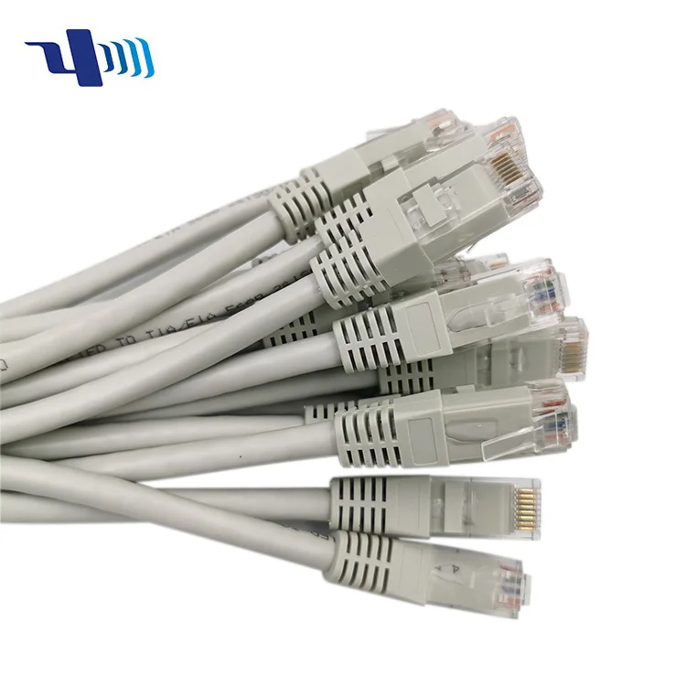 CAT5E Network Lan Cable UTP 24AWG 26AWG 28AWG Cooper RJ45 4 Pairs Ethernet Patch Cord