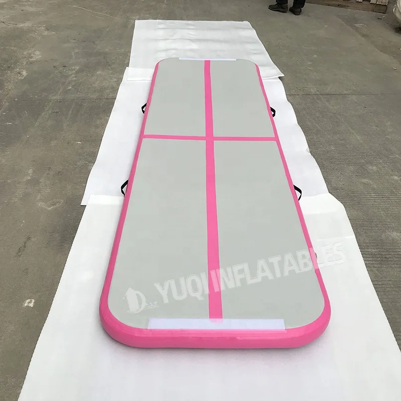 Home exercise gymnastics mat inflatable floor gym yoga wholesale price tambling mat rolling training equipment