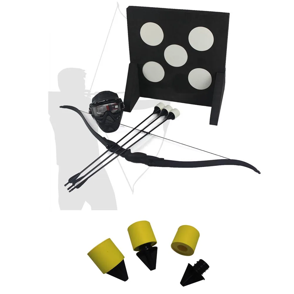 wholesale archery arena tag bow arrow head dodgebow foam tip