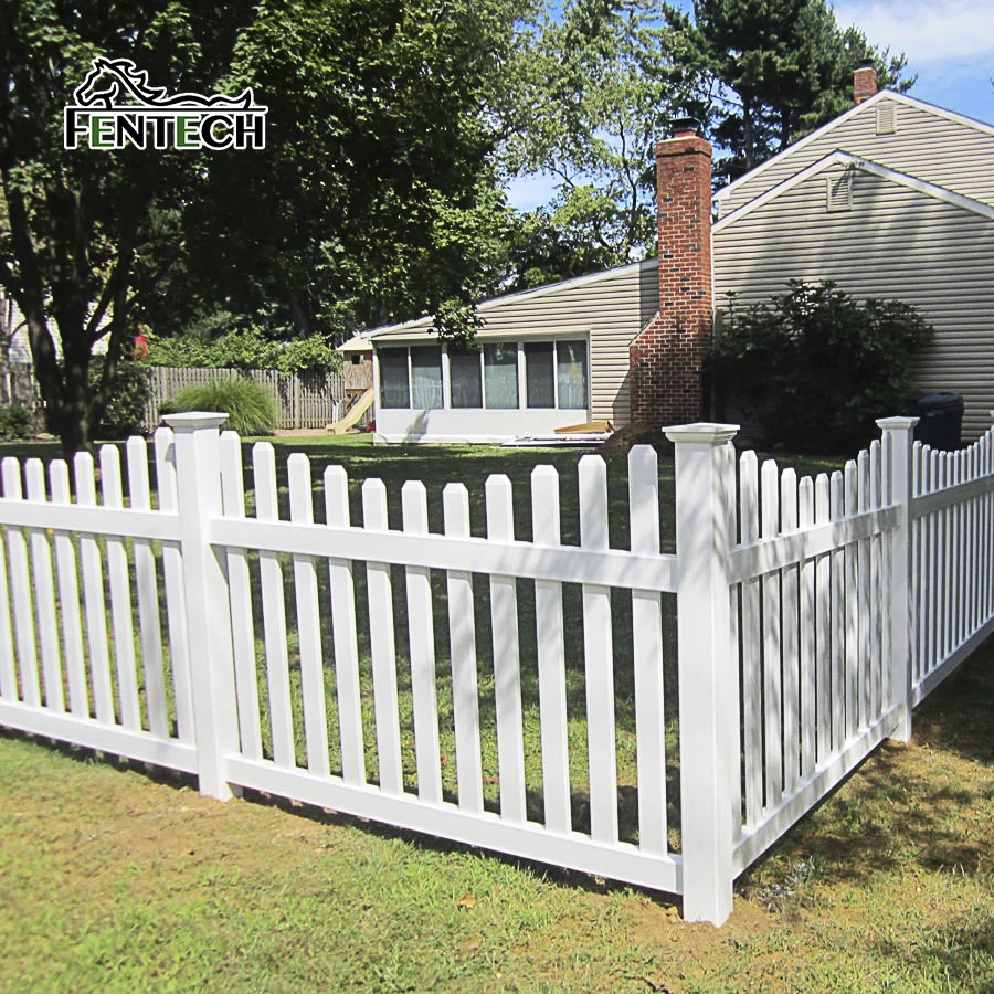 Durable High Quality Black/White Plastic/Vinyl/Pvc Small Fences for Gardens