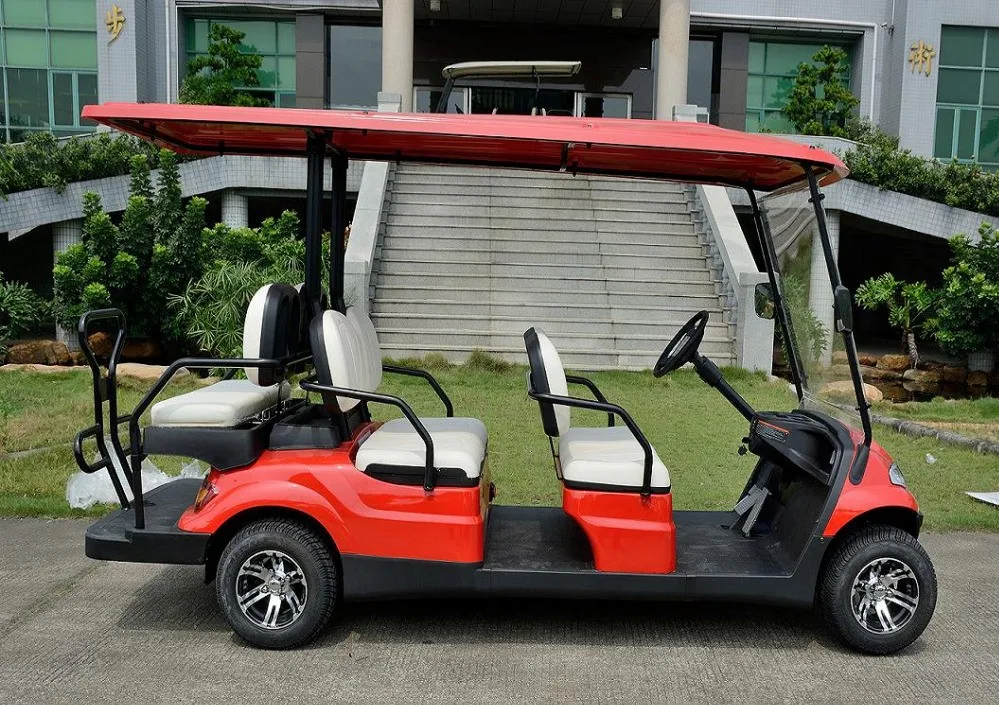 HUANXIN New Model 6 passenger  Electric golf car with curtis  conversion kit