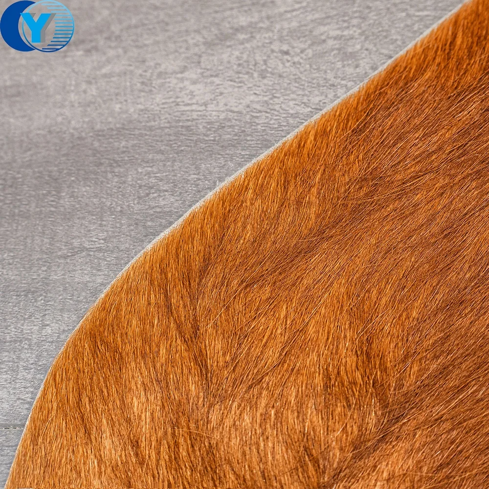 Ins Cattle Cow Hides Natural Leather Bovine Skins Carpets and Rugs with Hair On Natural Shape Custom dyed Wholesale Supply Soft