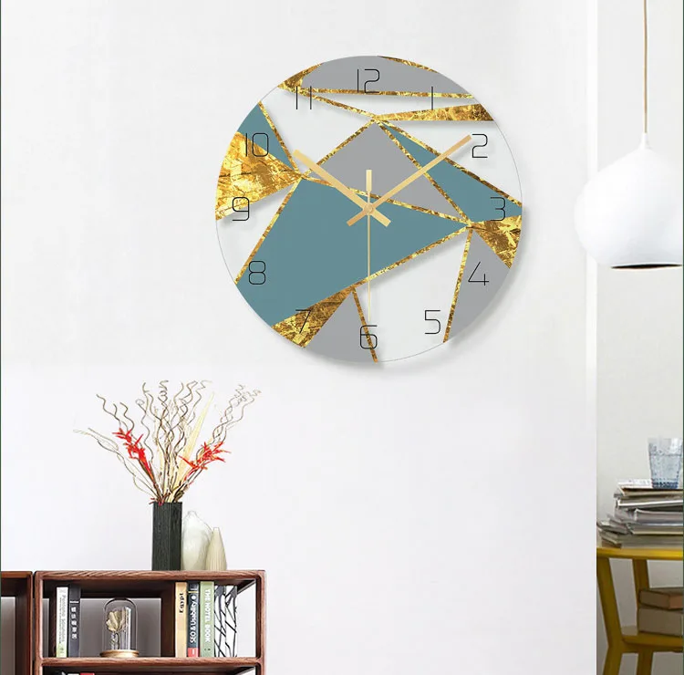 Newart Decor Modern Hanging With Camera Big Wall Clock Home Decorative