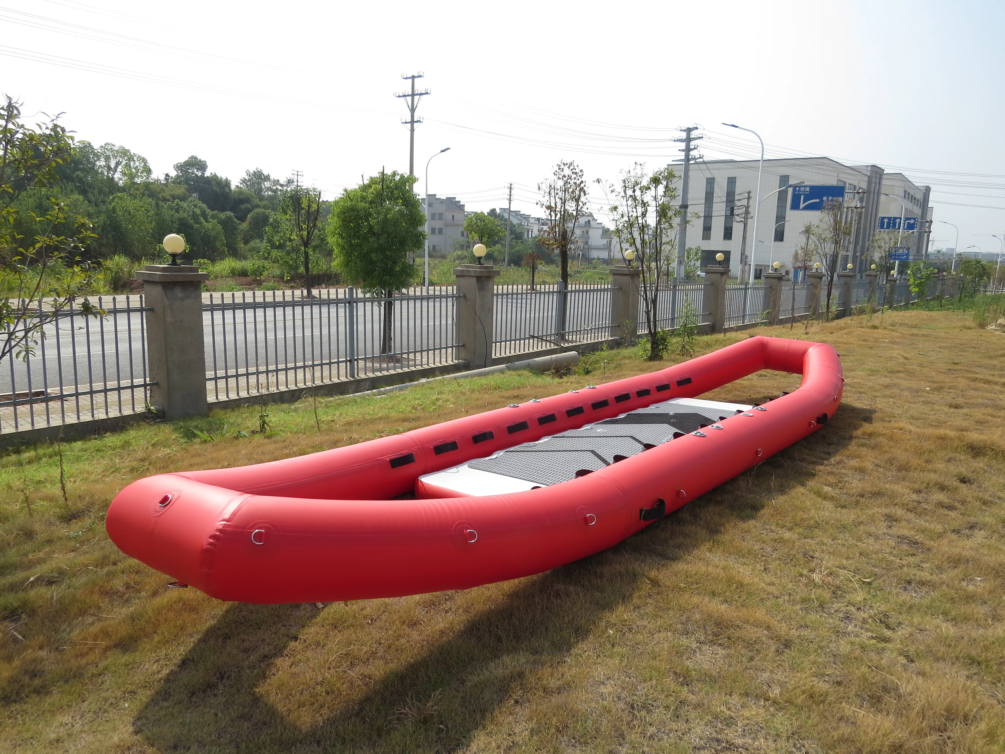 Inflatable Boat Whitewater PVC Hypalon Material Inflatable Drifting Boat Lifeboat Rescue Raft Boat