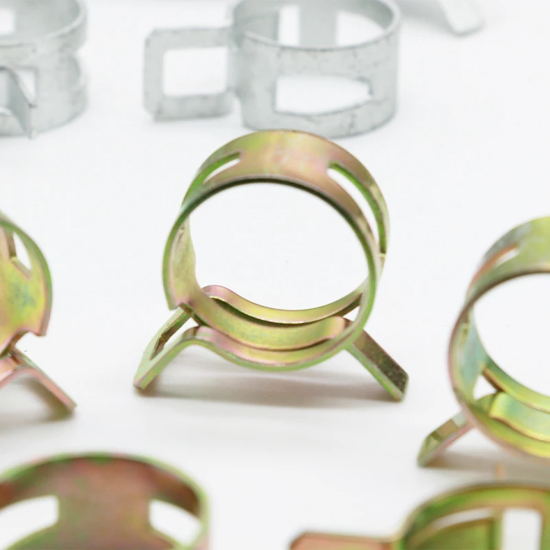 Spring Clips Fasteners Japan Pipe Hose Clamp Steel Zinc Plated Spring Band Hose Clamp