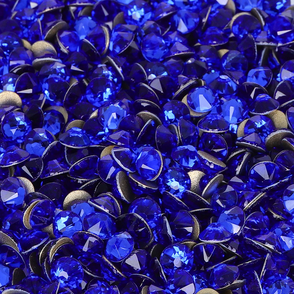 Top Quality Factory Wholesale Flat Back Glowing Refractive Non Hotfix Rhinestones 2088 Glass Crystal Stones For Shoes Nails Art