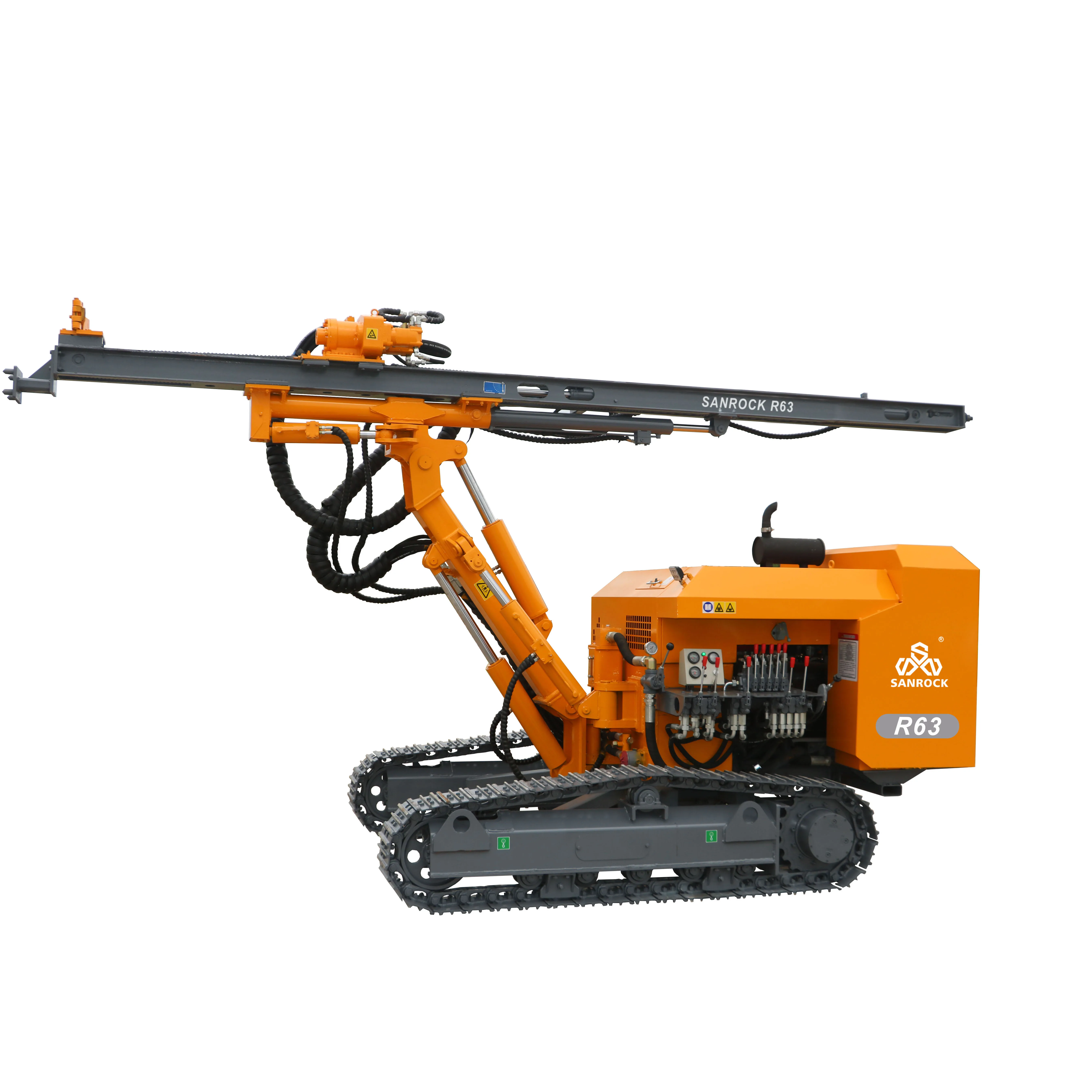 Sanrock R63 Separated DTH Surfacehard Rock Mining Drilling Rig
