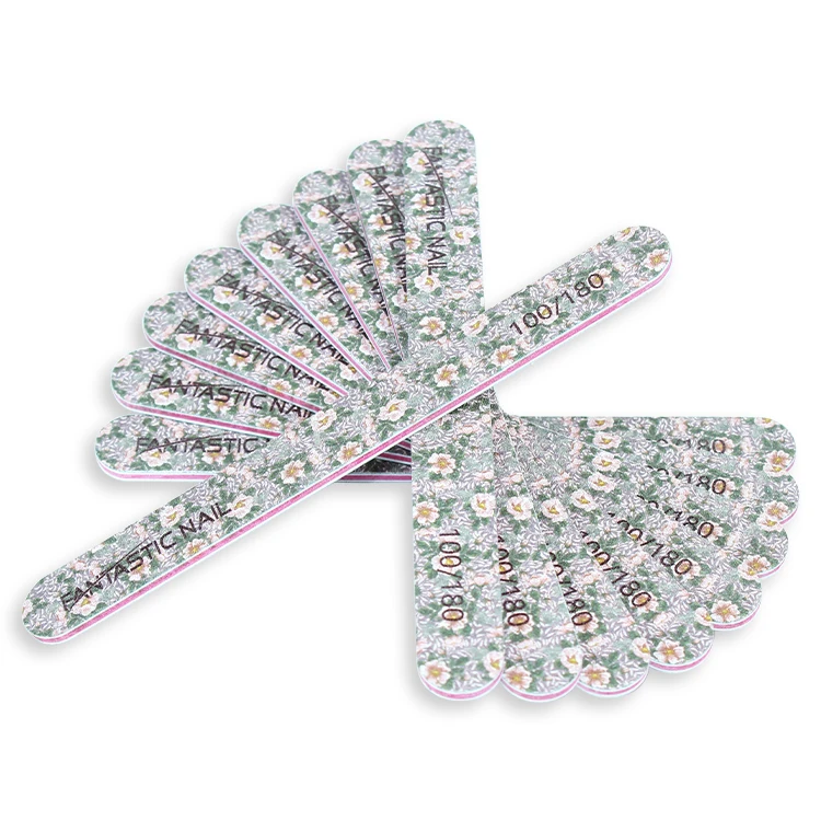 Wholesale professional manicure tool Emery Board nail file custom logo printed nail files