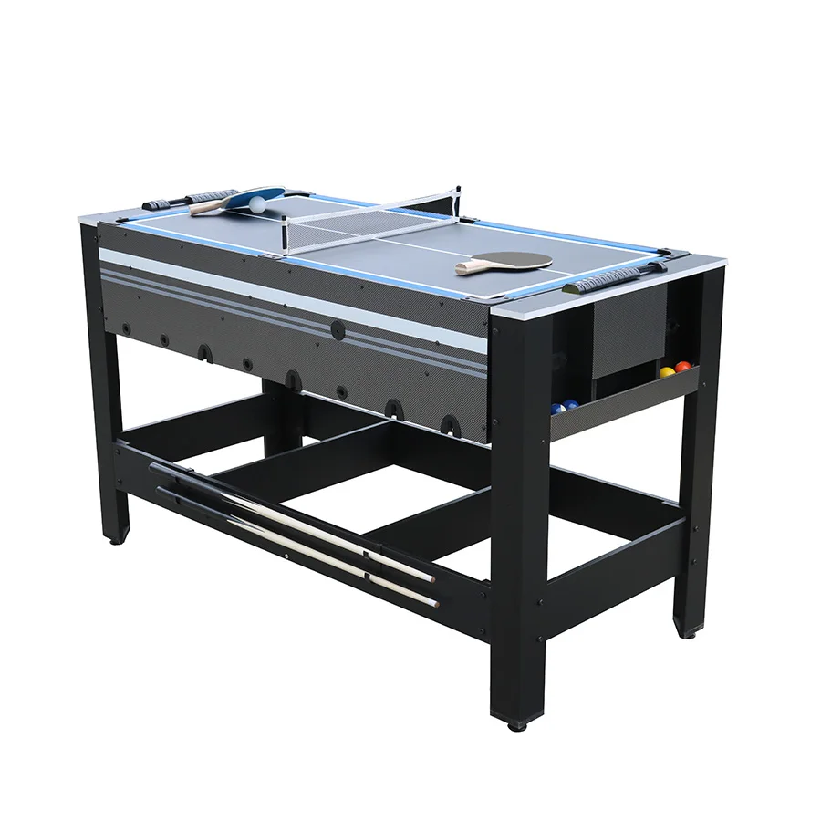 STX Manufacturing Modern Best Price Hot Sale 4 In 1 Multi Game Billiard Pool Table, Rotating Game Table, Hockey Games, Table Soc