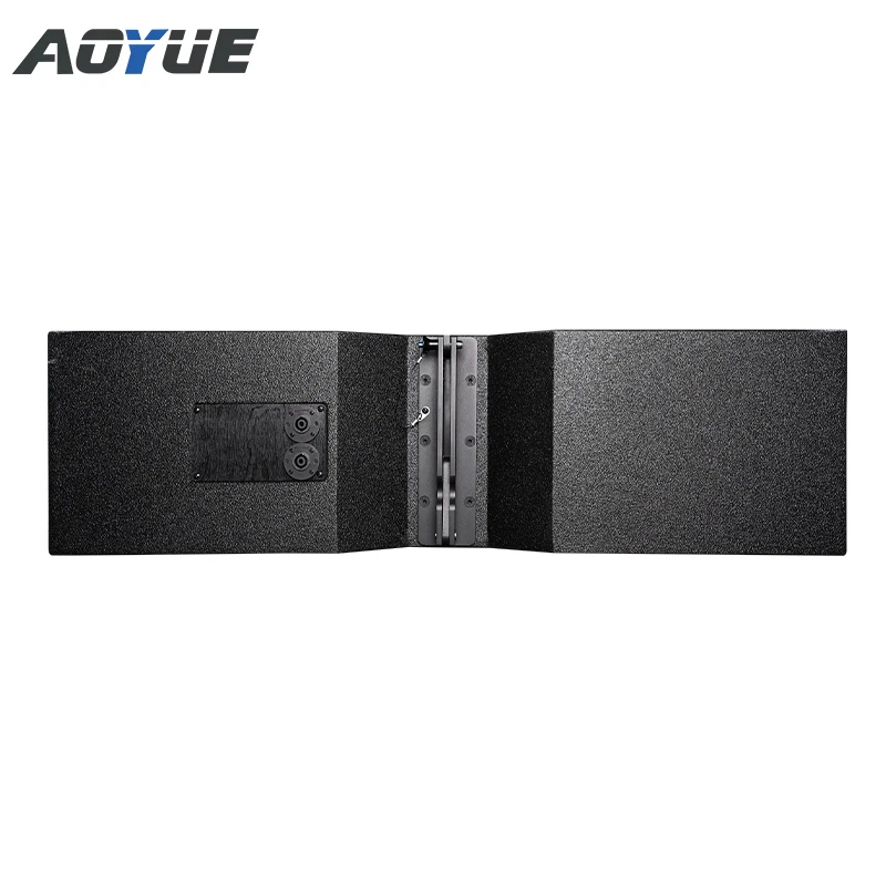 Aoyue outdoor audio sound system passive double 12 inch line array speaker