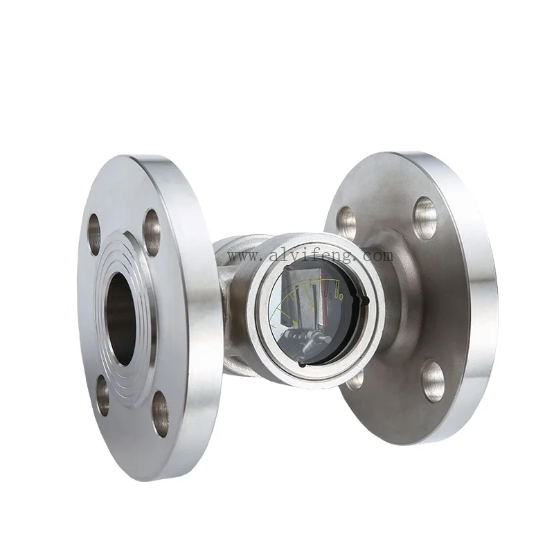 Chinese Manufacturer  Flange end  Visual sight Glass Flow Indicator with flap