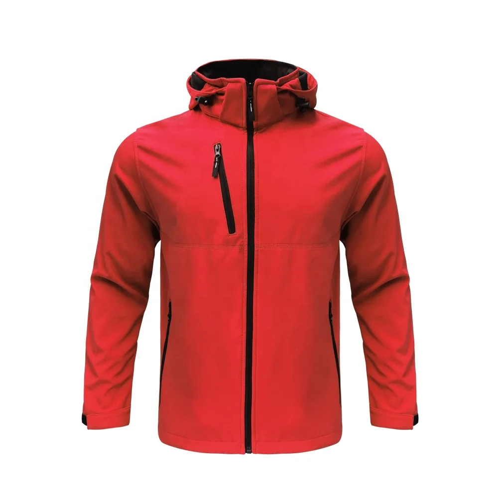 Easy wear wholesale garments cheap soft shell jacket with hoodies