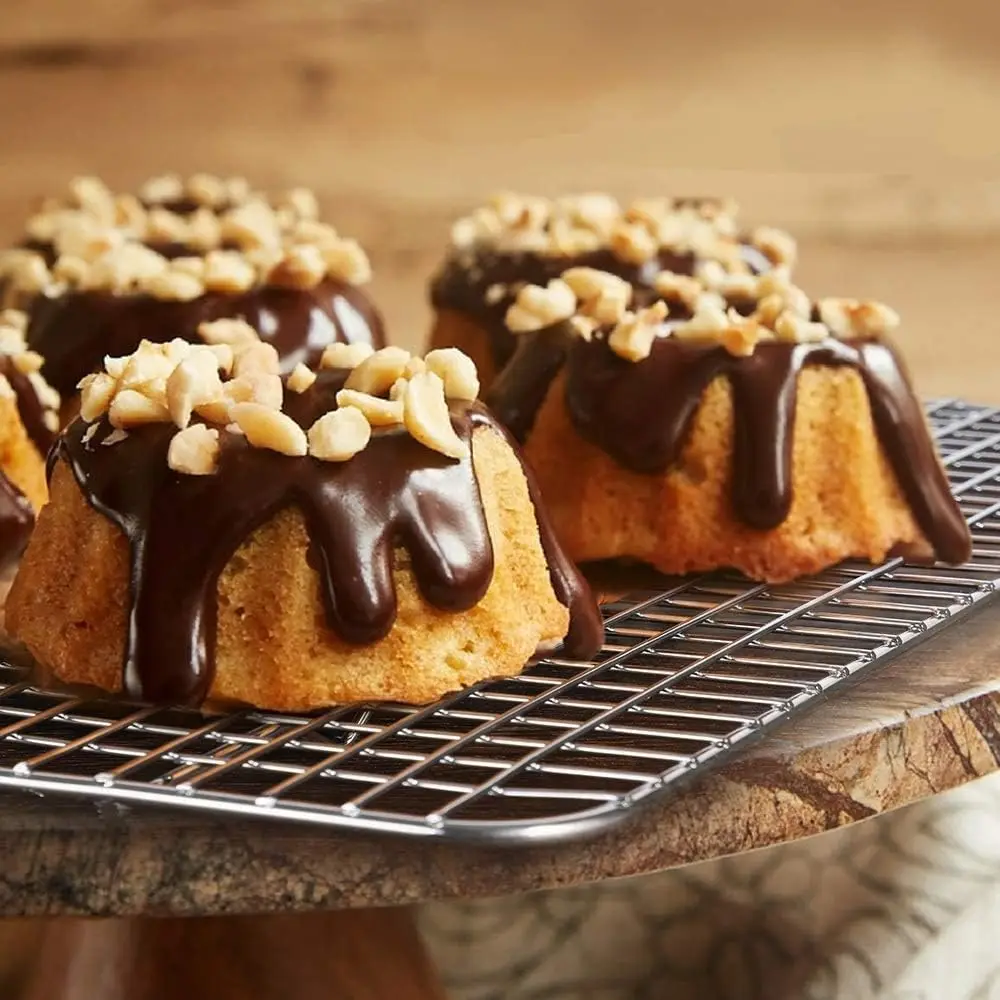 Hot Popular Wire Nonstick Coating Cake Bread Baking Stainless Steel Cooking Cookie Rack