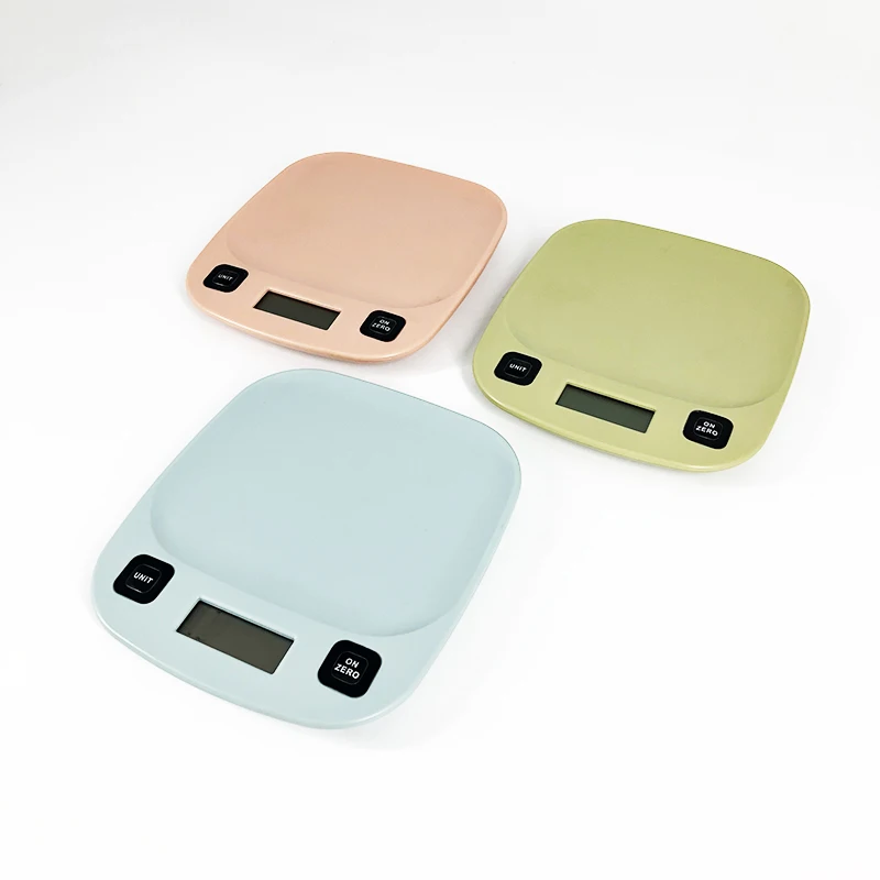 BSCI ABS plastic China factory cheap price New type of 5kg Digital Electronic Kitchen Weighing Scale