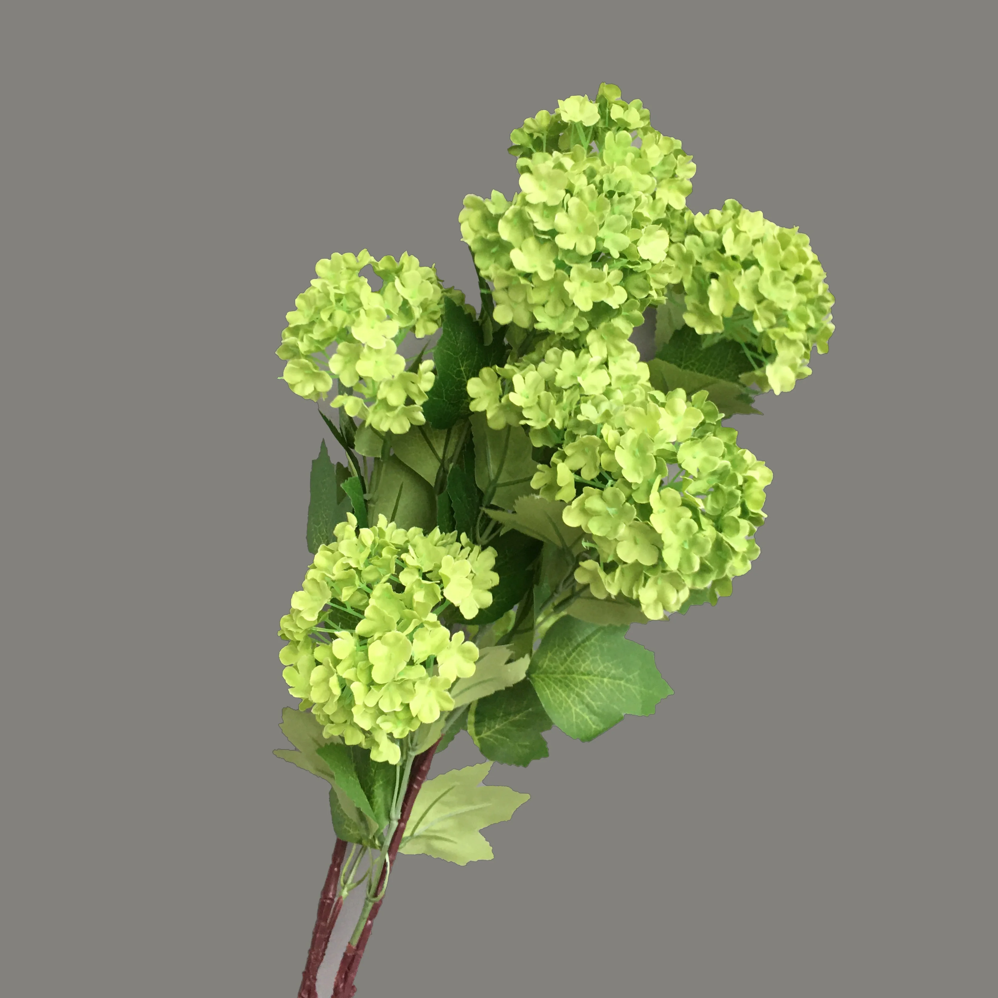 T-OSM 5 Head Artificial Flower Hydrangea For Shop Garden Stage Decor Floral Arrangement