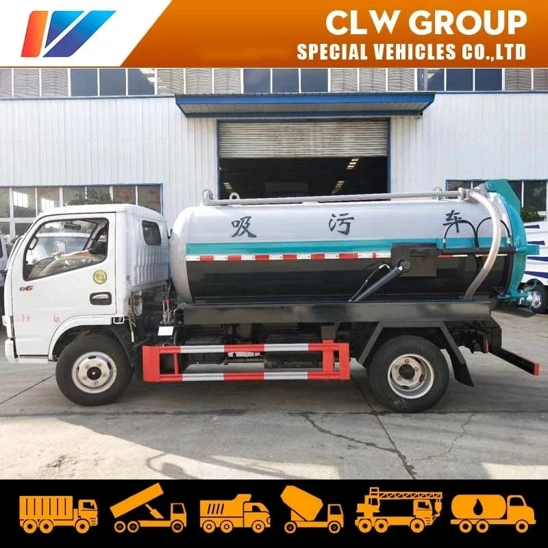  Dongfeng 1000 галлонов 4 куб. М городской канализационный дноуглубительный