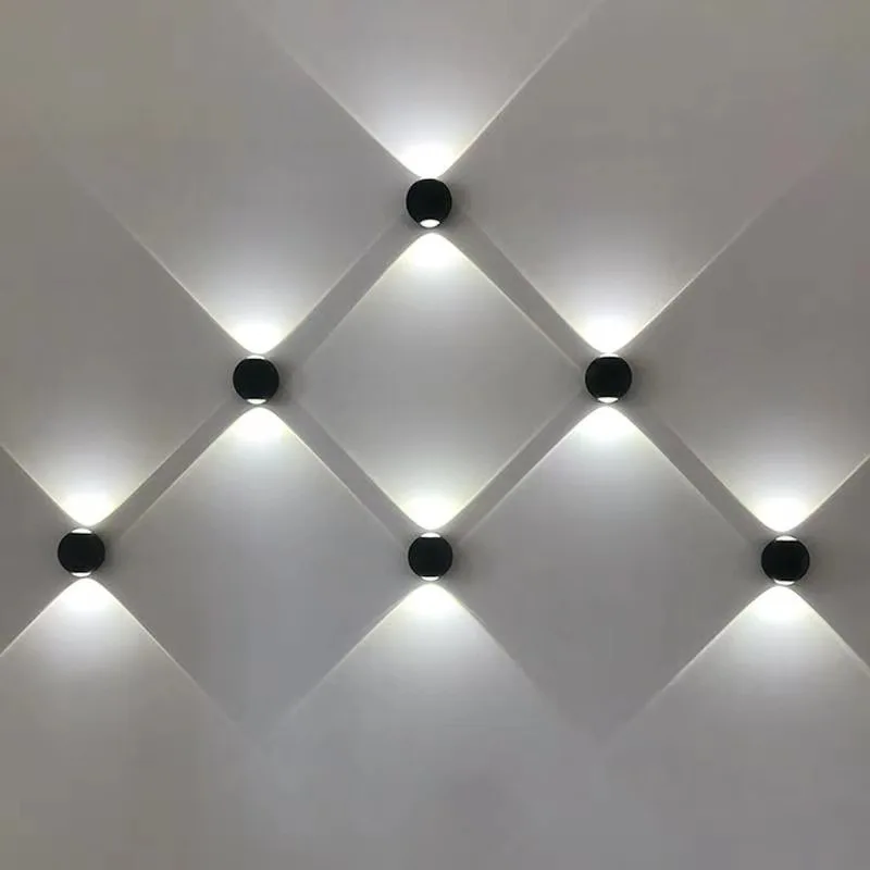 
morden lamps 10w indoor outdoor round waterproof bedside lamp wall 