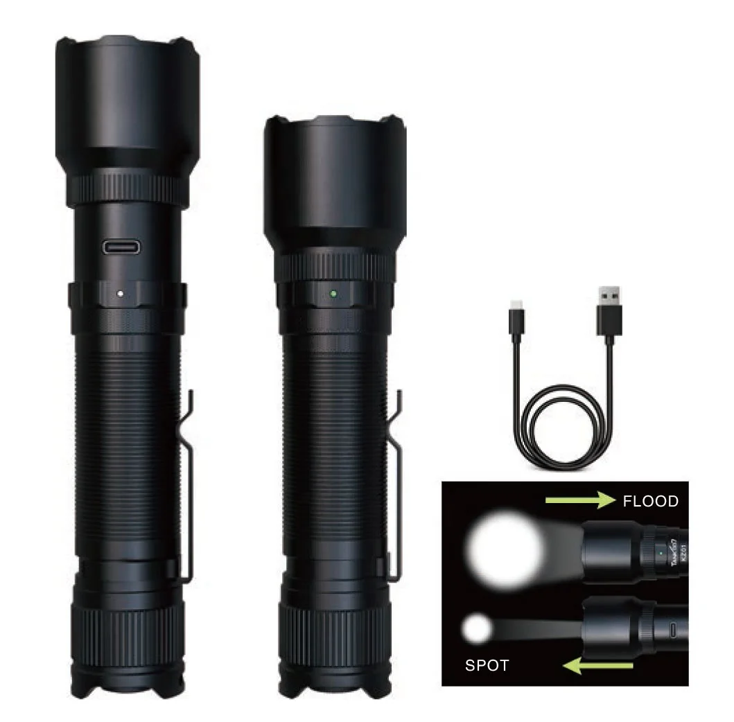 C001,Outdoor Led Flashlights Zoom Laser  / outdoor led flashlamps