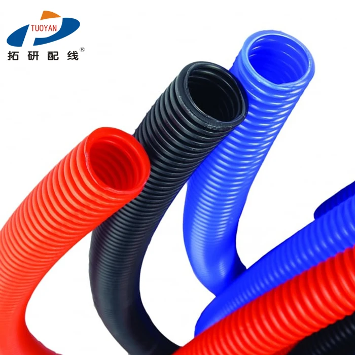 PP/PA/PE  Plastic Flexible Corrugated Conduit Pipe Hose Culvert Pipe