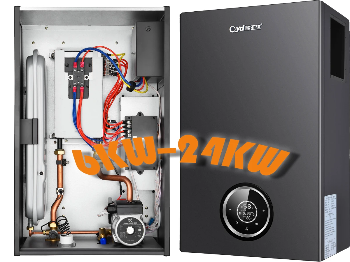 electrical heating boiler 8Kw heater electric central heating system with remote control