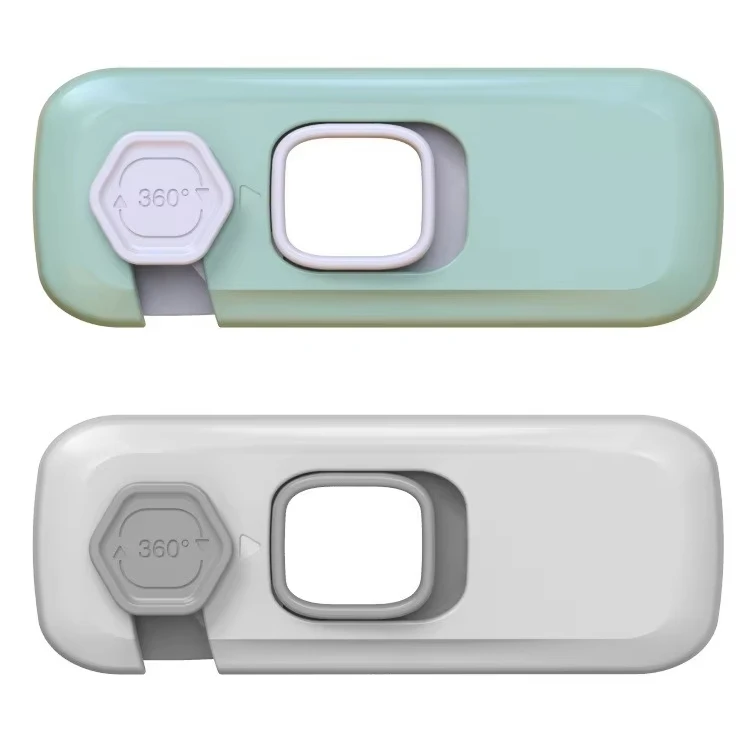 Child Proof Refrigerator Fridge Lock for Kids with 3M Adhesive Backing Oven Lock Drawers Wardrobes Freezers Baby Safety Locks