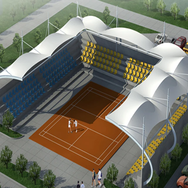 Пленка на растяжение ETFE мембранная конструкция тканевая крыша