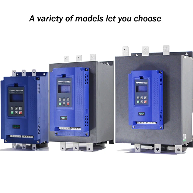 Производитель 75kw 100hp 3 фазы 220V 380V 440V онлайн электродвигатель переменного тока soft starter дистанционное управление панель устройств плавного пуска для холодильник