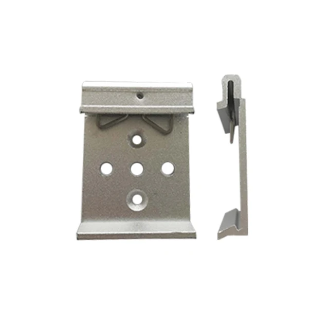 Electric Buckle Product Din Rail Clips Aluminum 35mm Din Rail Fixed Screw Clamp Fasten Clips for Reley Mounting
