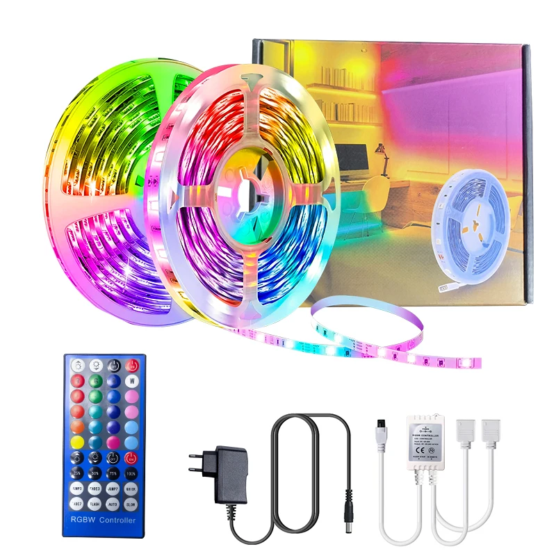 5050RGB Waterproof Colorful Soft Light bar 44 Key Infrared Remote Control 12v Atmosphere Led