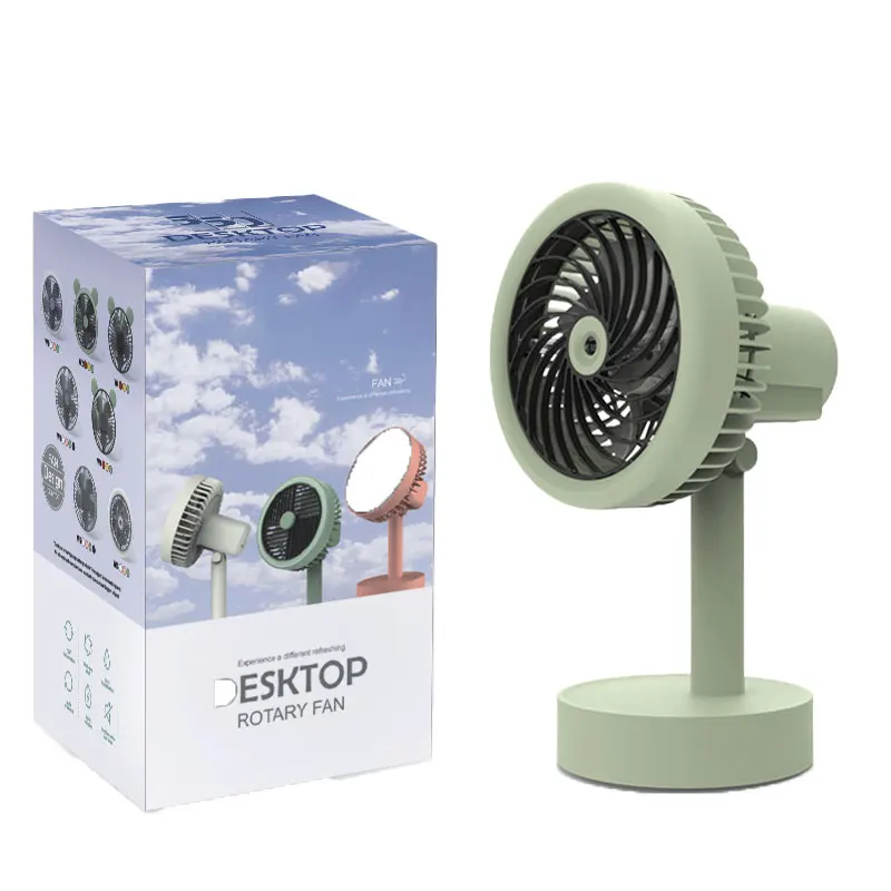 Amazon Best Sellers 2019 New Product Wholesale Portable Mini Micro USB Charging Table Fan with Humidifier