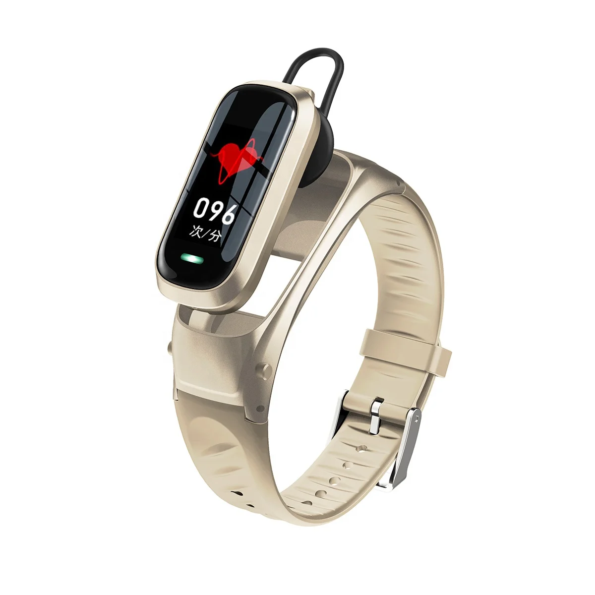 
B9 New 2 in 1 Blue Tooth Headset Smart Bracelet Handsfree Smart Watch Earphone Bracelet 