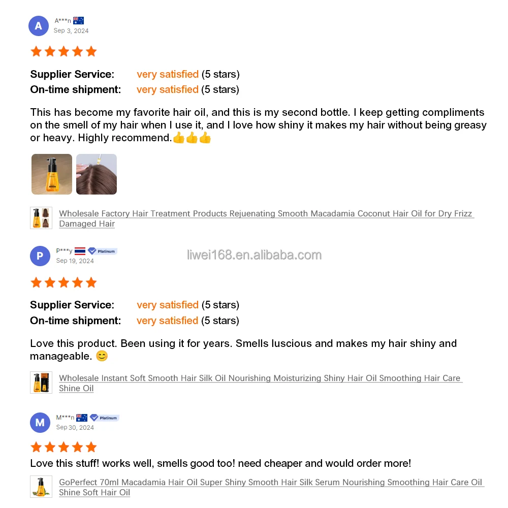 Professional Smooth & Light Hair Care Essential Oil Private Label Hair Oil Natural Essential Oil For Hair Care