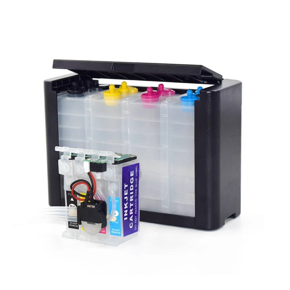 South America T197 T196 Ciss System With ARC Chip For Epson XP-201 XP-211 XP-204 XP-401 XP-411 XP-214 XP-101 WF-2532 Printers