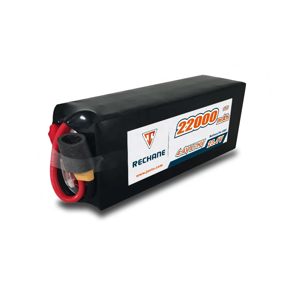 Long Flight Time 4.4V High Voltage UAV Battery 6S 23.1V  22000mah Drone Battery