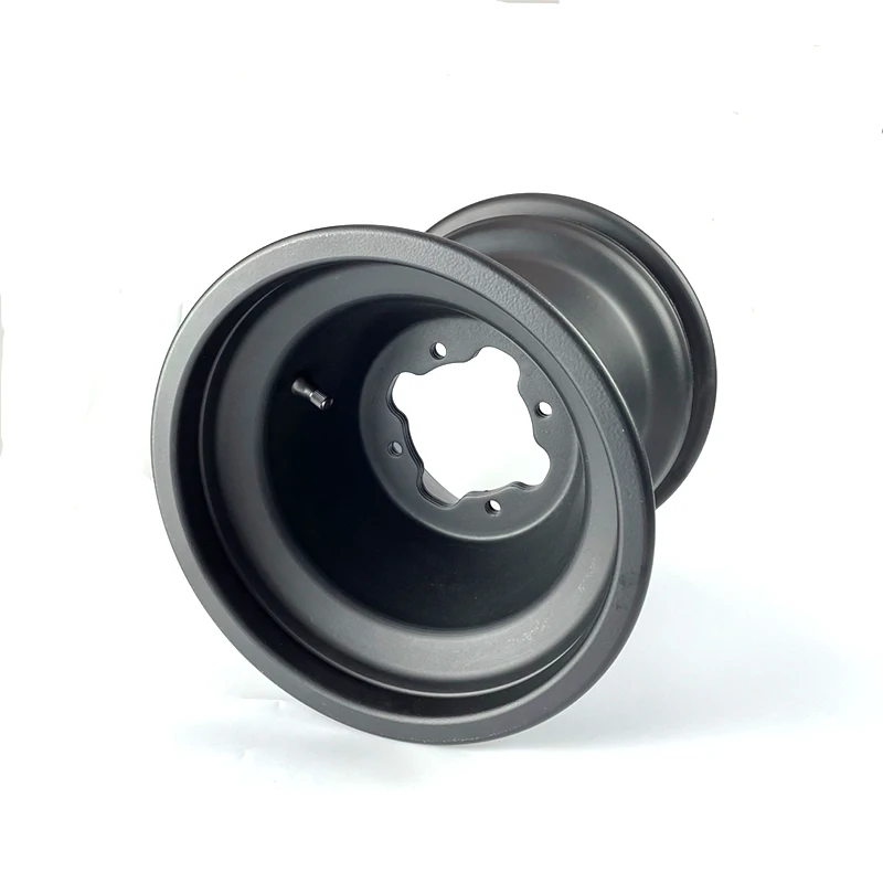 High Performance 10 Inch 10x10 ATV Wheel Rim Black Rolled Lip Wheel for ATV