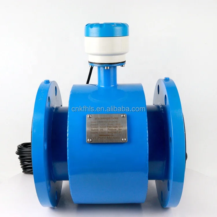 GMF100 split type China OEM  magnetic flow meter factory supplier waste water flowmeter electromagnetic flow meter