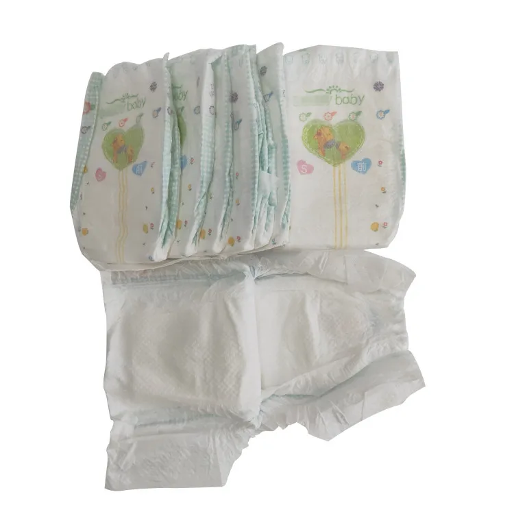 competitive nice stocklot baby diaper baby nappies sales in bulk in bags wholesale made in China