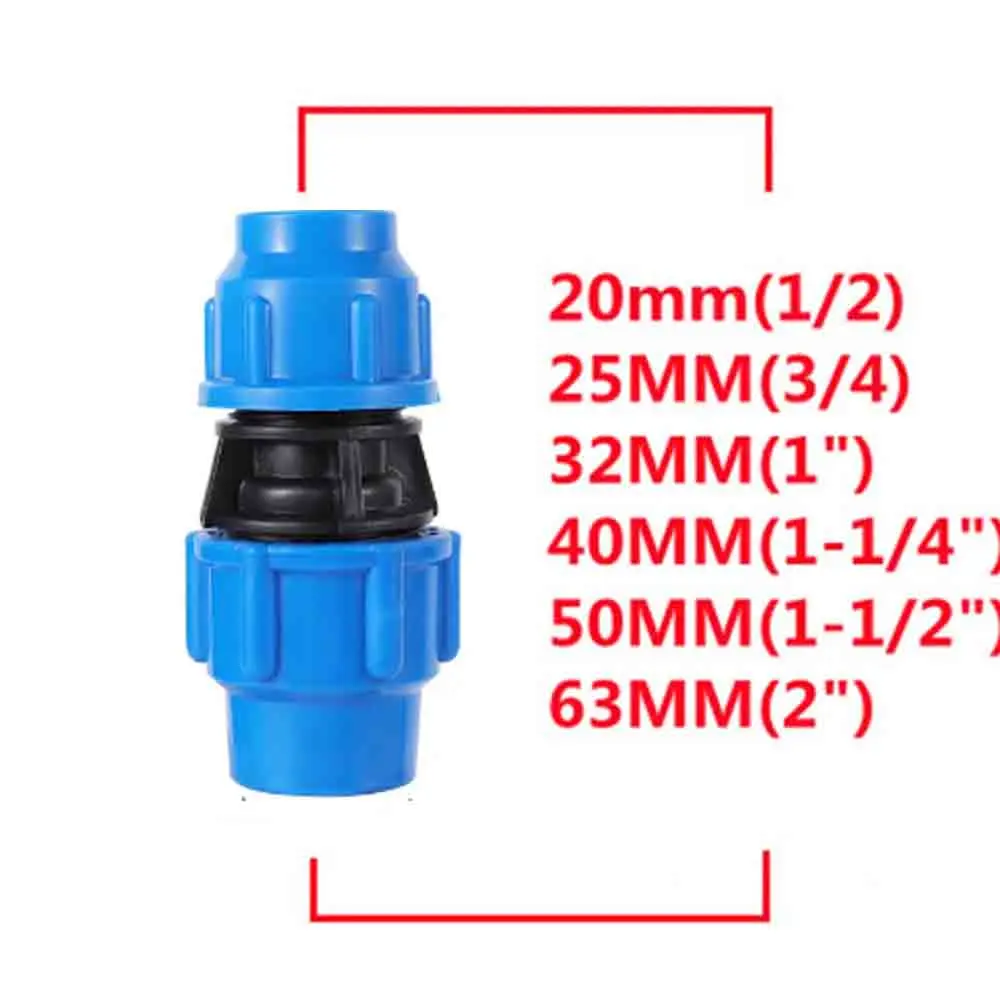 50-32mm Switch Water Splitter for Plastic Water Plug Coupler Water Pipe hose reducer Garden Hose Pipe Connector