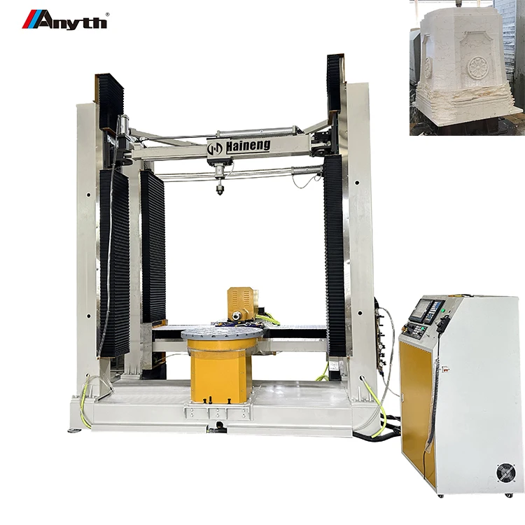 Anyth High-performance 4-Axis CNC Stereo Stone Engraving Machine