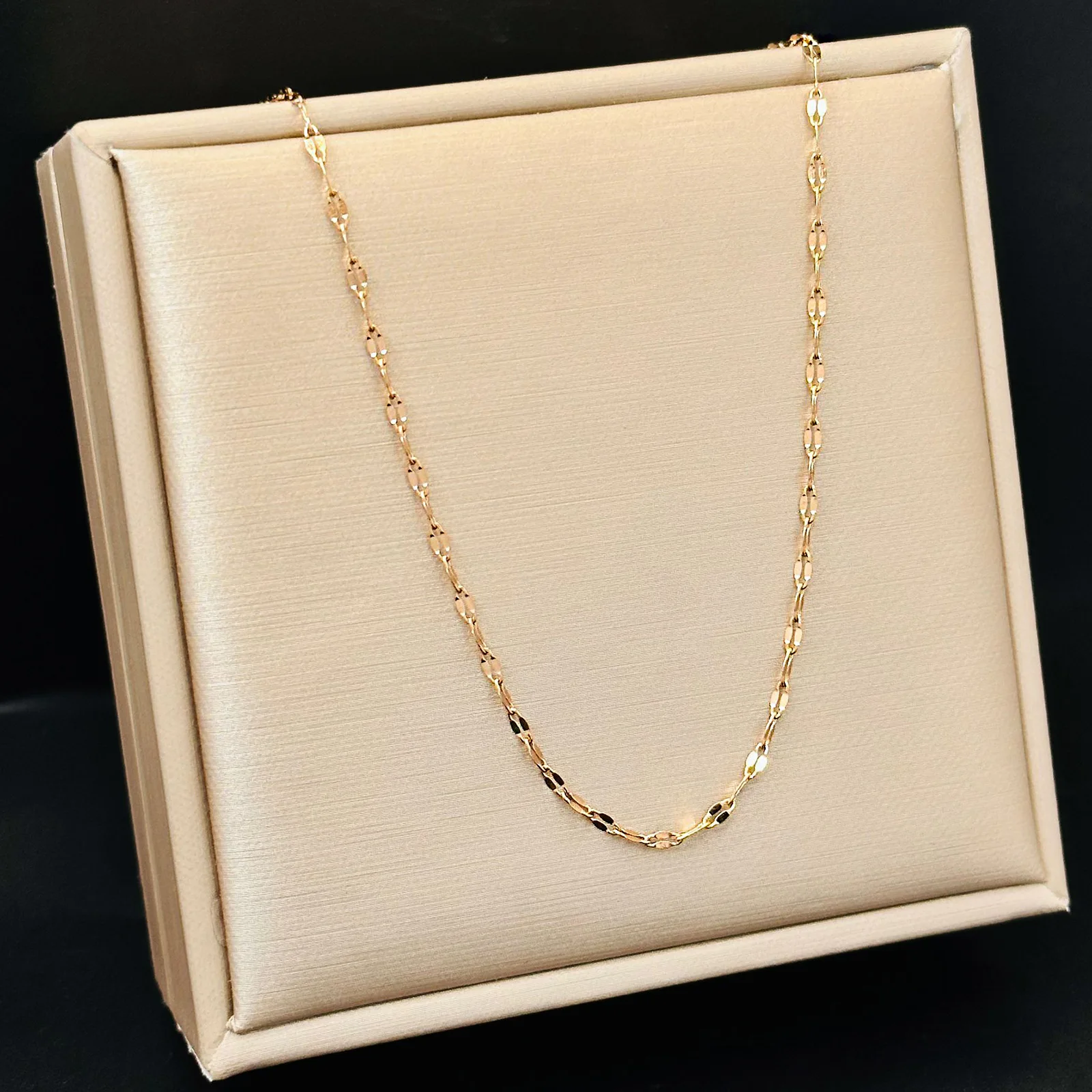 Wholesale Fashion 18 K Gold Plate Necklace Gold Plate Chain Rope Twist Chain Hip Hop Cuban Chain For Women Men