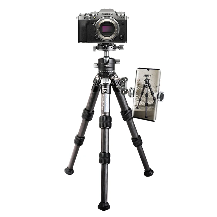 Coman Carbon fiber Профессиональный новый продукт TSC12A30 Портативный штатив для dslr камеры штатив компактный высокое качество